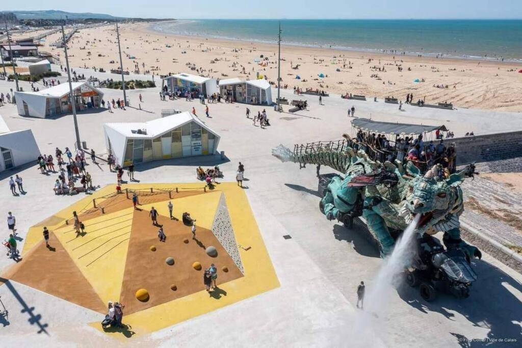 Magnifique Studio Calais Plage Kültér fotó